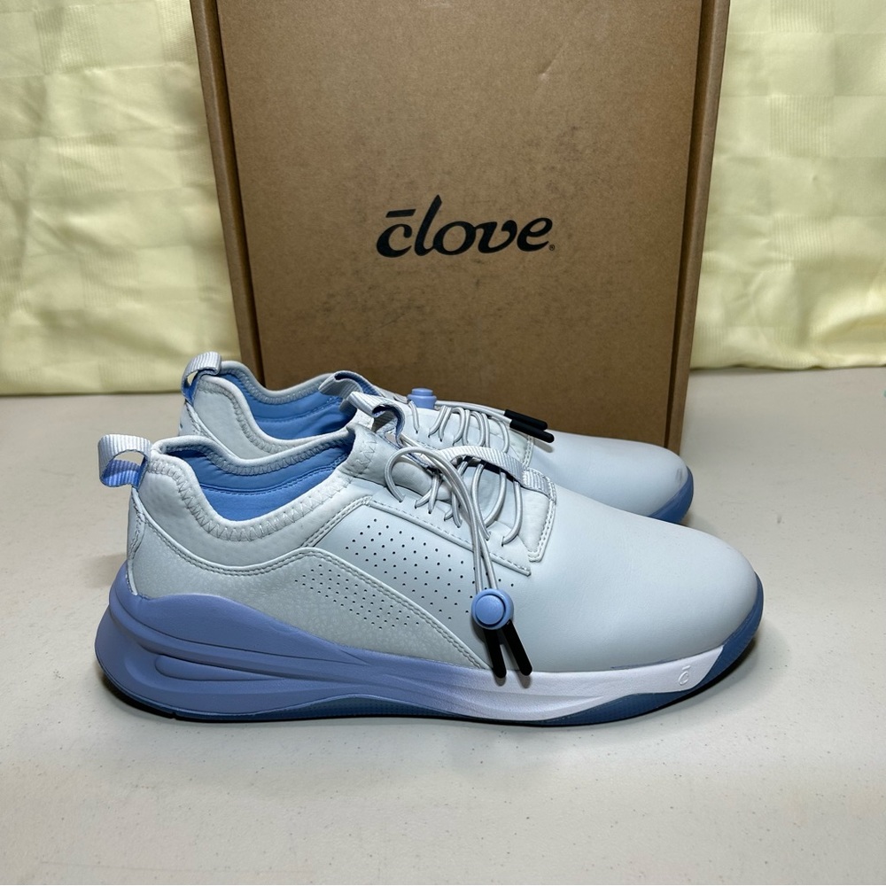 Clove Comfort Sneaker Nursing / Healthcare Shoes Gray Matter Blue Women's 9